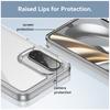 For Samsung Galaxy A17 5G Clear Phone Case WANLONFENG MF2 Series TPU Acrylic Cover with 2Pcs Tempered Glass