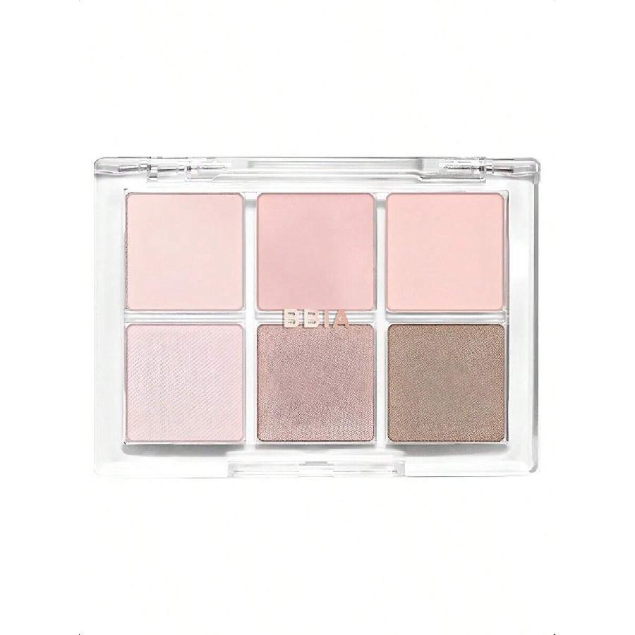 Paletă de ochi Bbia Ready To Wear  6 nuanțe multifuncționale cu complex mineral răcoritor  5g   Look-uri de zi până la noapte pentru birou, călătorii și evenimente  Hipoalergenic