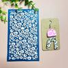 Washable Silk Screen Stencils Soft Pottery Polymer Clay Geometric Animals Plants Craft Embossing Tool DIY Earring Jewelry Mold