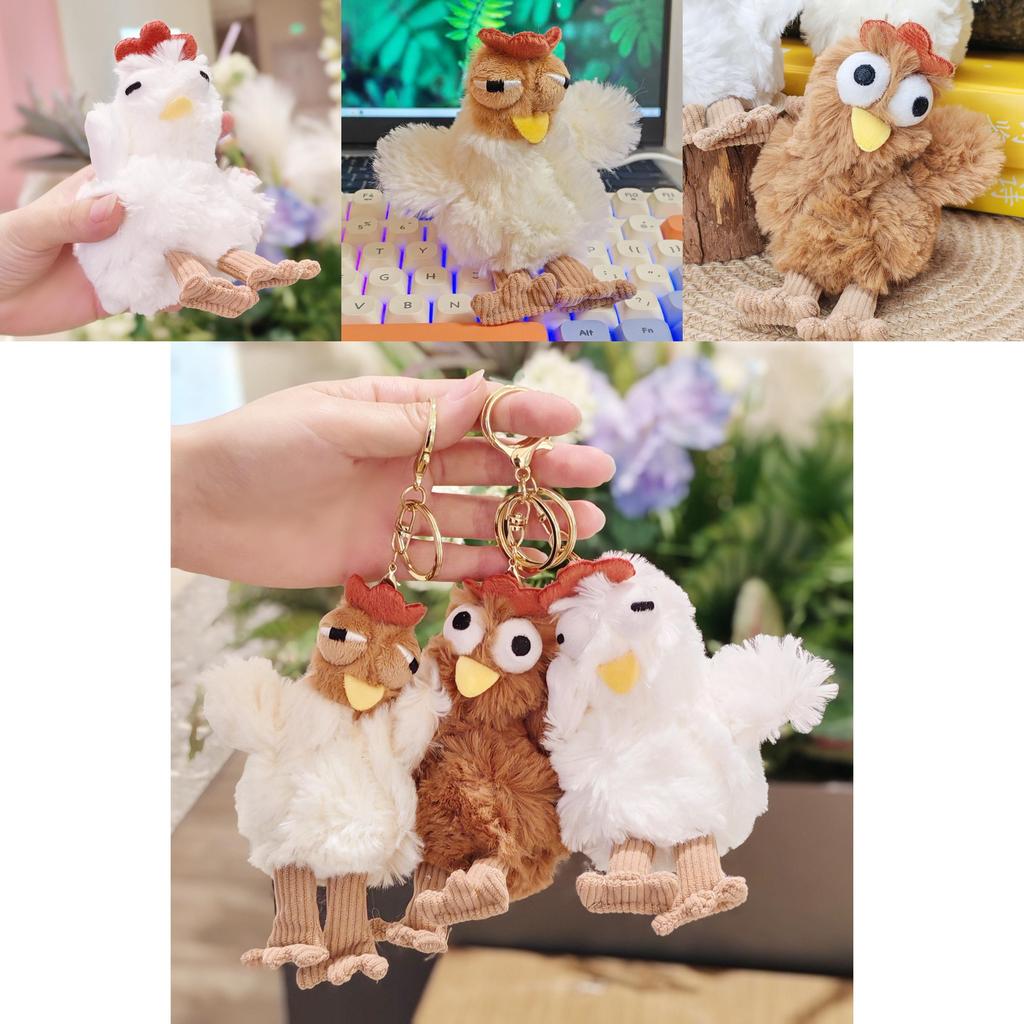 Rød bok Samleobjekt Hane Plysjleketøy Med Lyd For Barneromsdekorasjon