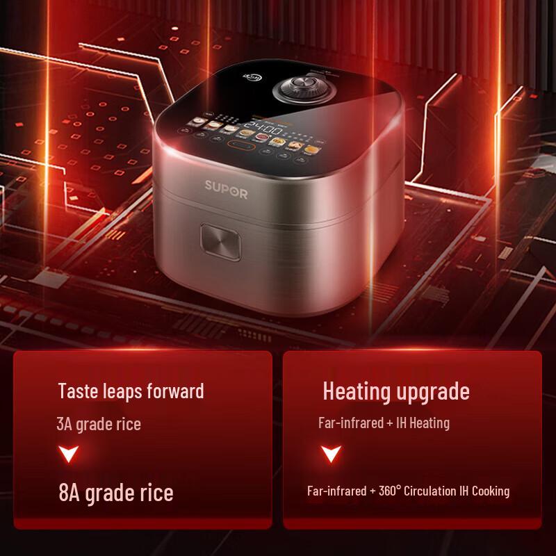 SUPOR 4L Far Infrared IH Smart Rice Cooker CN Plug (adapter Included)