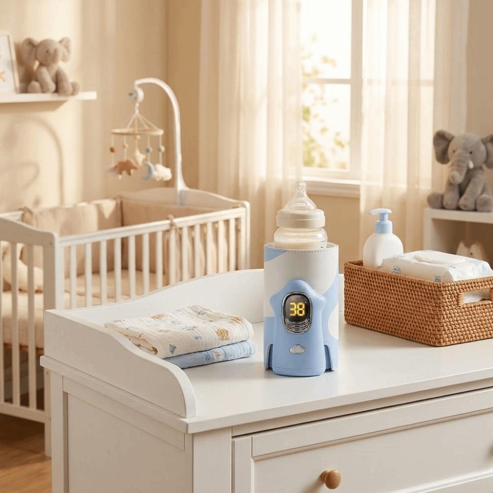 Wireless Breast Milk Warmer Multifunction Bottle Warmer Sleeve Smart Baby Bottle Warmer  Newborn