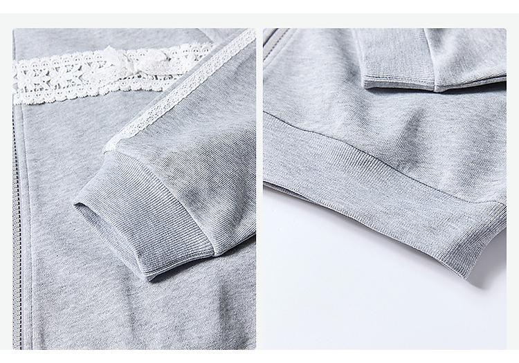 Eurowind Lace Coat Girls' Autumn Hooded Top