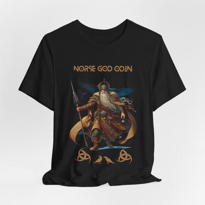 Norse God Nordic Warriors Pagan Myth Warrior Valhalla TShirt 100 Cotton ONeck Summer Short Sleeve Mens Tshirt Size S3XL
