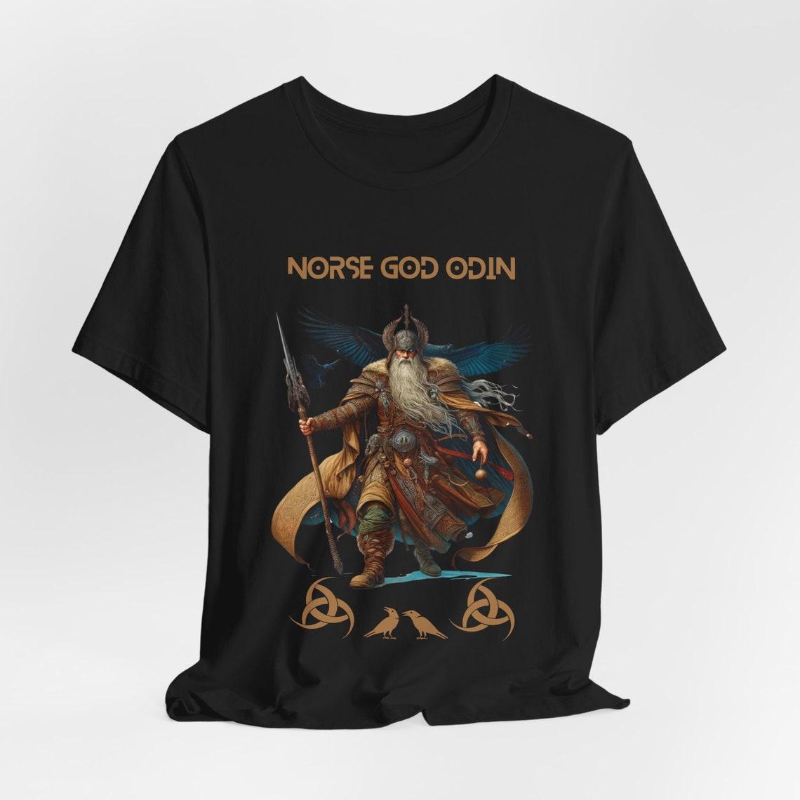 

Norse God Nordic warriors Pagan Myth Warrior Valhalla TShirt 100 Cotton ONeck Summer Short Sleeve Mens Tshirt Size S3XL S