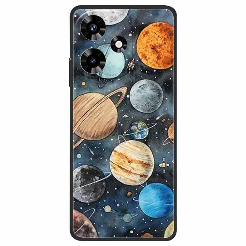 For Infinix Hot 30 Case Shockproof Soft Silicone TPU Phone Cover For Infinix Hot 30 4G 5G X6831 Back Cases Cute Cartoon Fundas