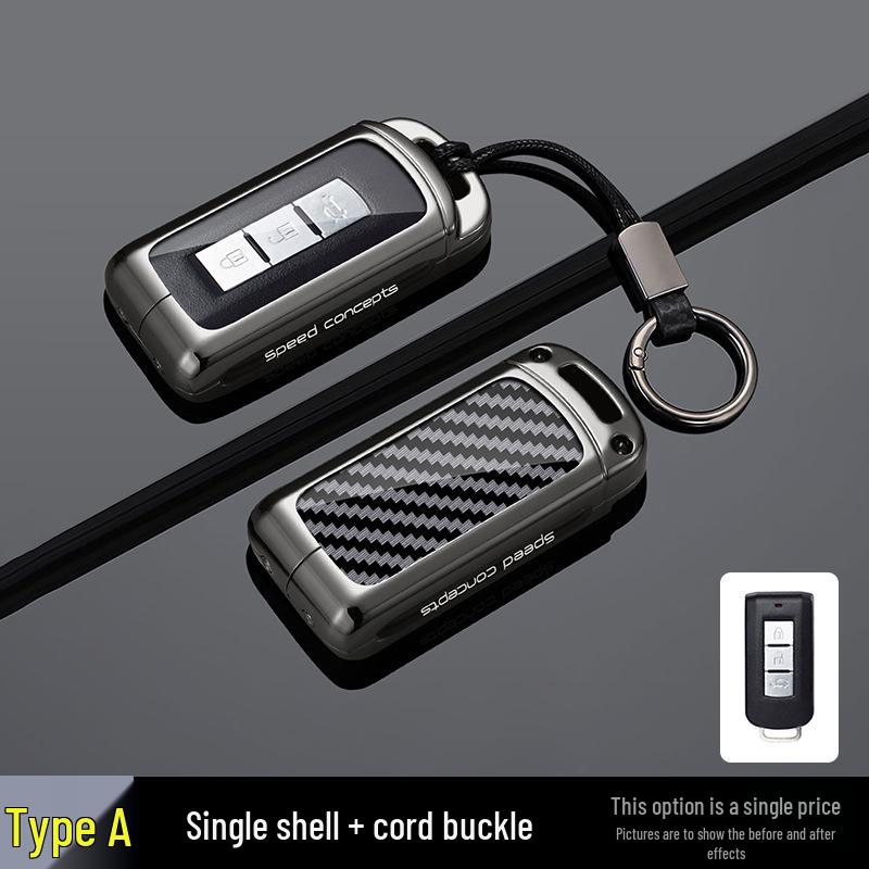 Mitsubishi Outlander Key Cover for 2016/18/19 Models - Universal Car Keyring Holder for Men and Women