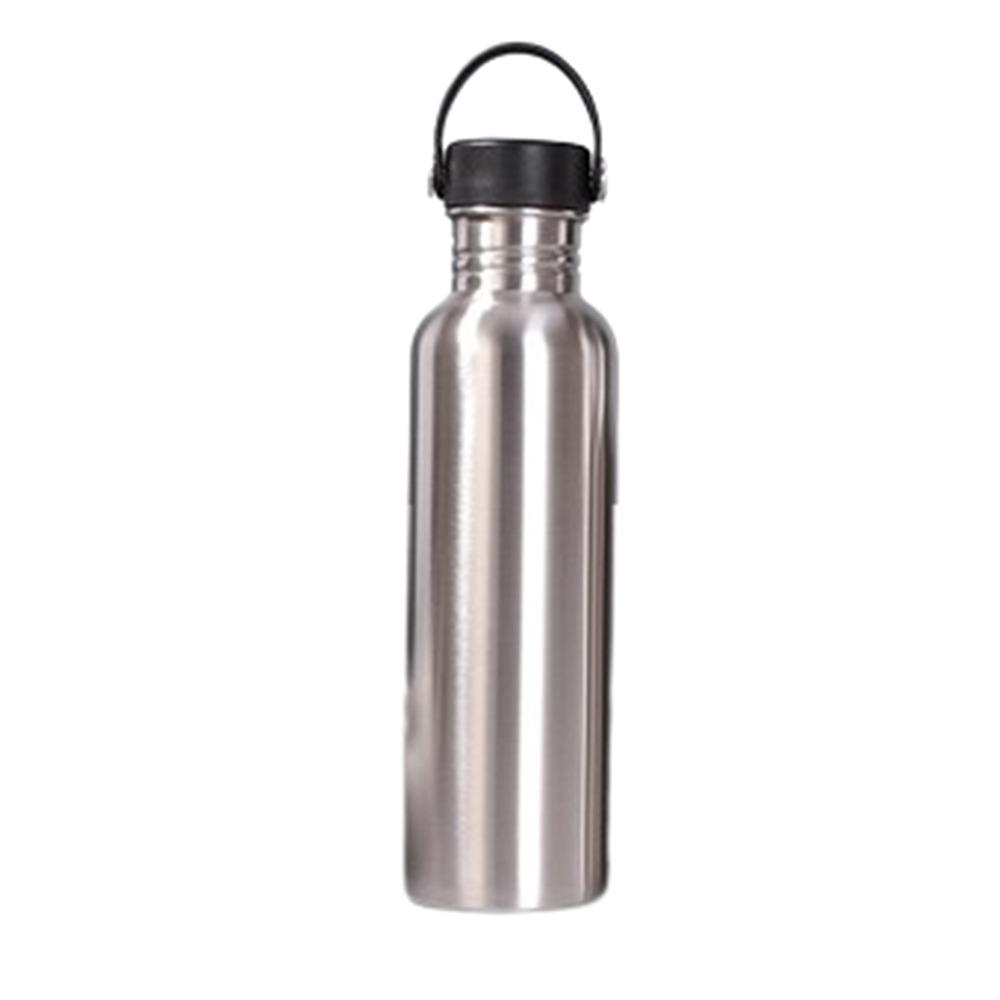 Single Walled Water Bottle with Handle Large Capacity Outdoor Travel Cup  Cycling