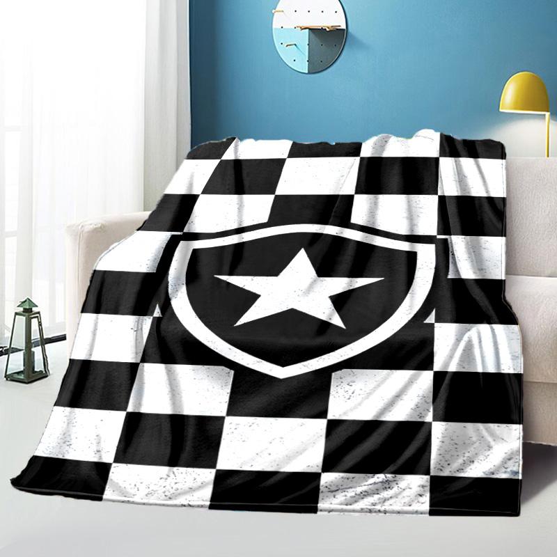 Shield With Star Emblem Printed Throws Blanket Soft Flannel Blankets for Couch Bed Gifts for Men Women Picnic blanket Christmas gifts