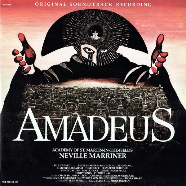 

LP Record SIR NEVILLE MARRINER PRESENTS WOLFG Amadeus Original Soundtrack Record SP91001 AM Records 1984 Canada Soundtracks Musicals Used