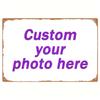 Custom Personalized Vintage Metal Plaque 12x8 Inch Photo Sign Indoor Outdoor Bar Home Decor