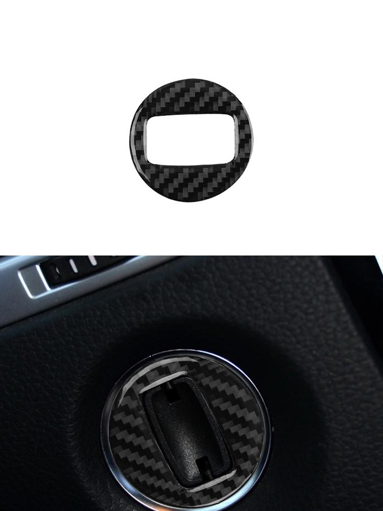 For Volkswagen VW Touareg 2011-2015 Car Carbon Fiber Sticker Version LHD Gear Shift Panel Interior Center control panel door