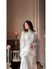 Spring 2025 Elegant Long Sleeve Slimming Dress - Comfortable Design