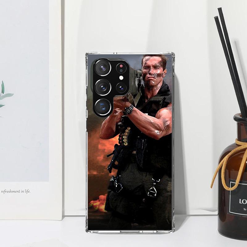 Arnold Schwarzenegger Terminator Phone Case For Samsung Galaxy Note 20 Ultra 10 Pro 9 8 S10 Lite S9 Plus S8+ S7 M21 M32 Edge Art