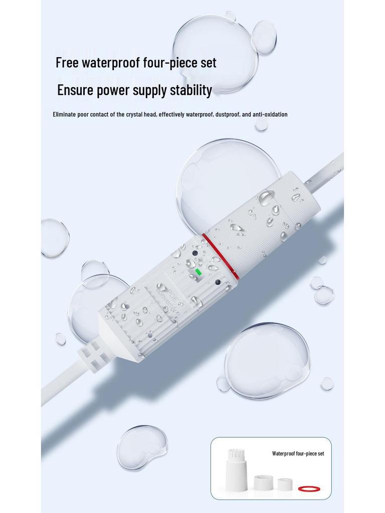 48V to 5V 2.4A POE Converter for WiFi Camera & Tablet with Type-C Port