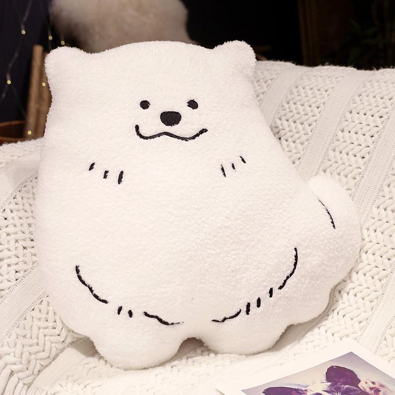 Cartoon Dog Pillow Puppy Doll Plush Toy Doll Girl Sofa Nap Pillow Pillow Holiday Gift