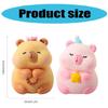 Medium Sized Piggy Banks for Children Resins Kapibara Animal Shape Money Coin Banks for Saving and Desktop Decoration