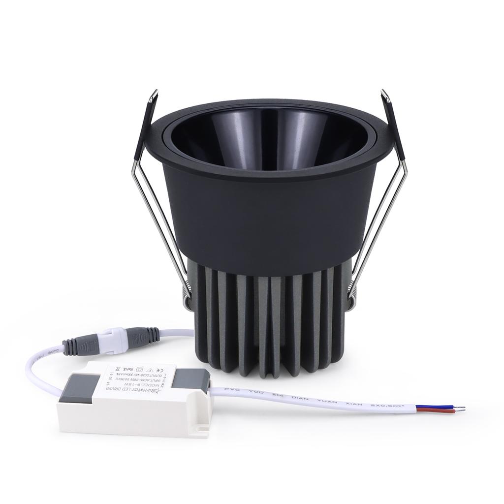 7W 12W COB LED Downlight Aluminium Spotleuchte Einbau Deckenlampe 110V-220V Für Zuhause Wohnzimmer Küche Vitrinenbeleuchtung