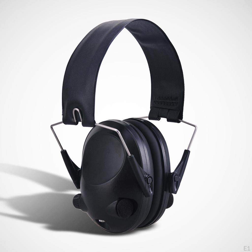 Foldable Headphones Breathable Noise Reduction Battery Operated Sound Collecting