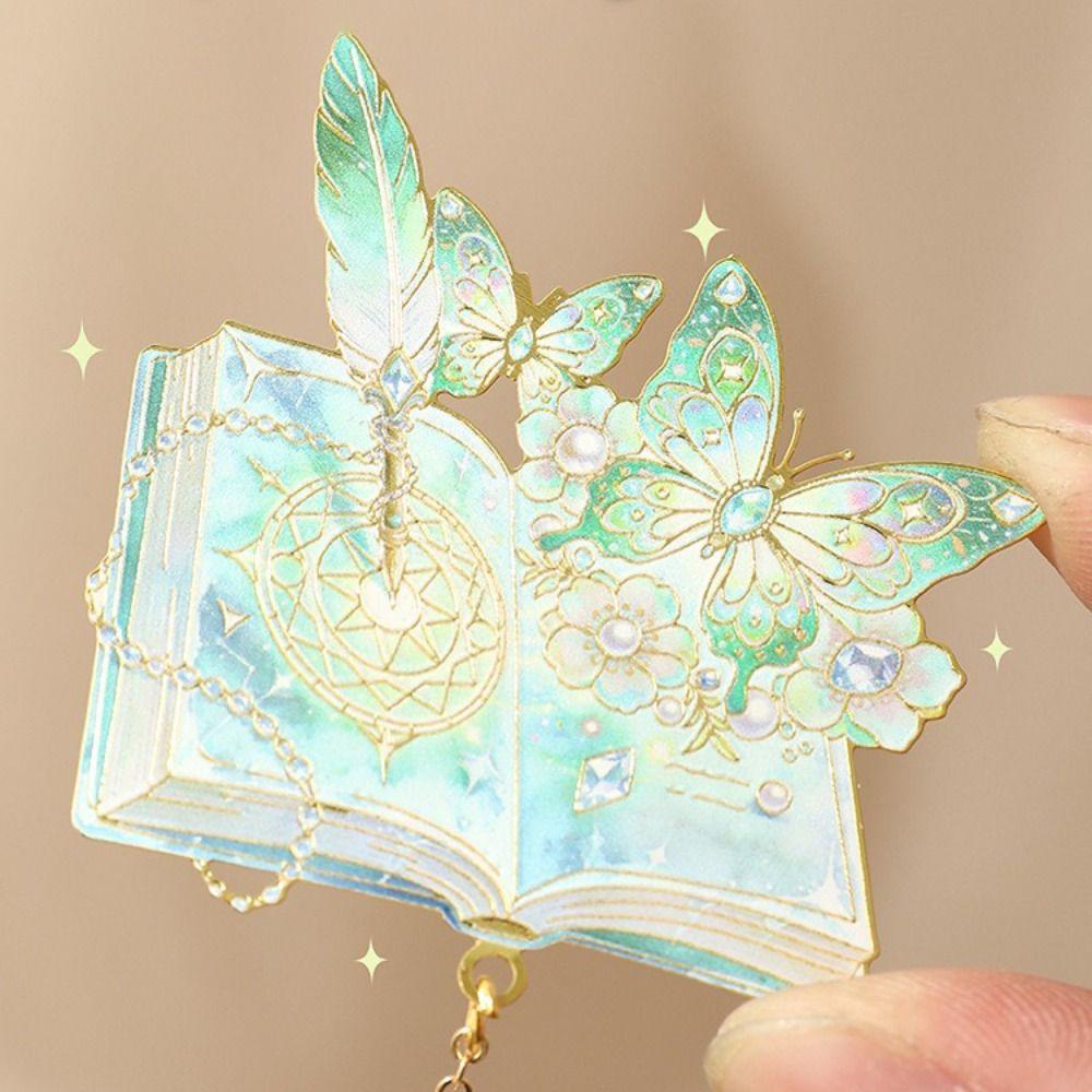 High-Quality Metal Metal Bookmark Exquisite Design Creative Page Marker  For Teachers