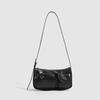 2025 New Korean INS Niche Design Personality Multi-Pocket Oil Wax Leather Single Shoulder Bag Versatile Crossbody Underarm Bag