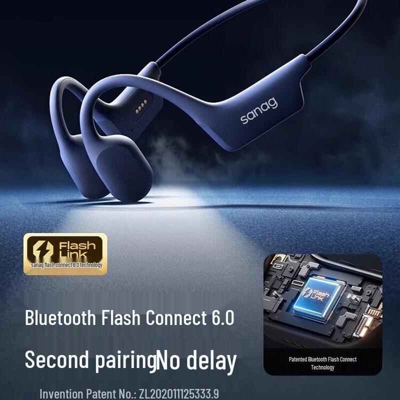 SANAGA30 Open-Ear Air Conduction Sports Bluetooth Earphones