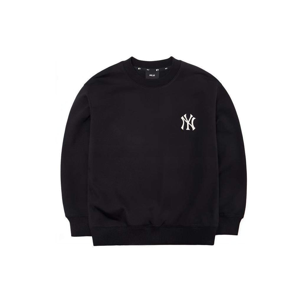 MLB Sweatshirts Unisex Black Crew Neck Moderate Regular 3AMTI0121-50BKS