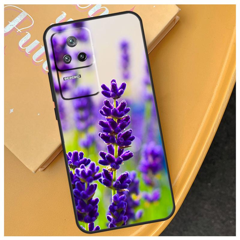 Lavender Purple Flowers Funda For Xiaomi 17 Pro Max 13T 14T 15T 14 15 Ultra POCO X7 X5 X6 F5 F6 F7 Pro F8 Ultra Case