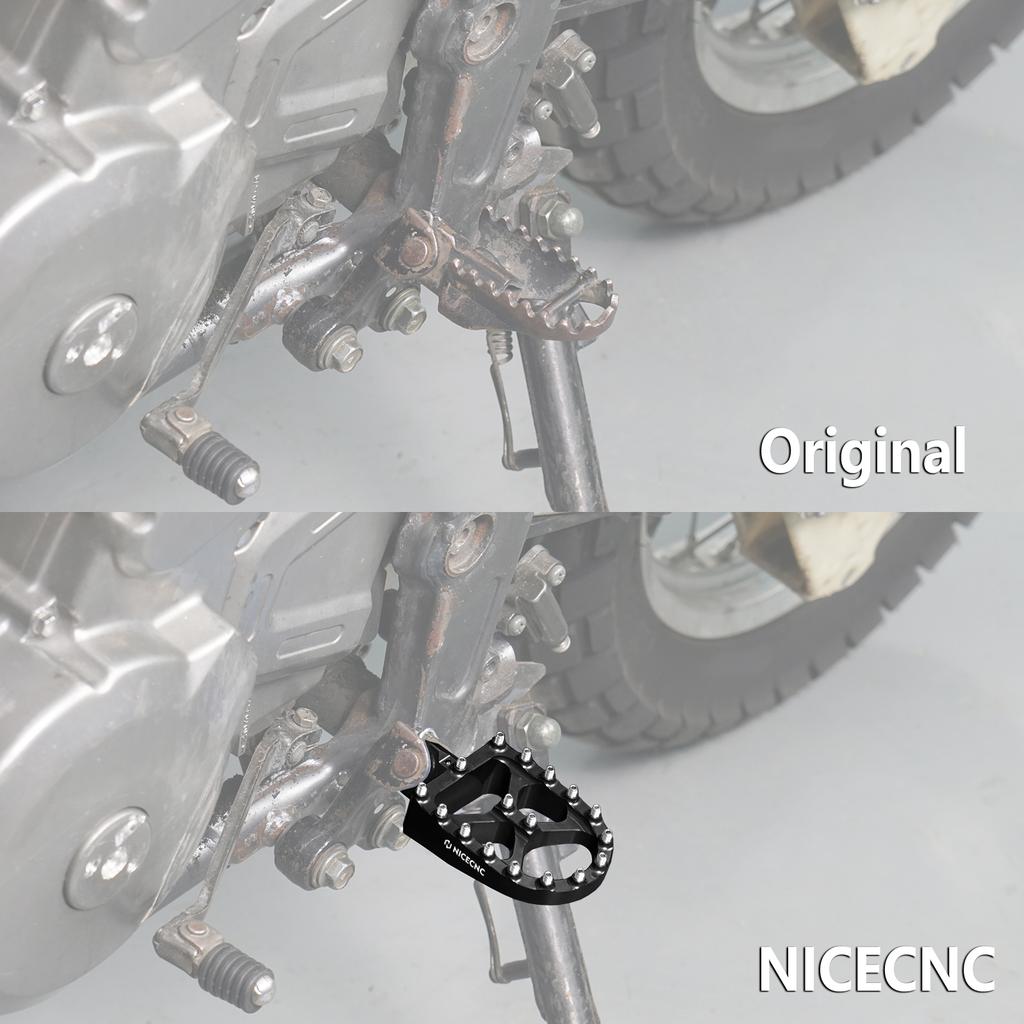 Motorcycle Wide Footpeg Footrests Fat Footpegs for Suzuki DR650 DR650SE DR650S 1996-2024 2025