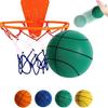 Silent Basketball Set Indoor Dribble Dream Silent Basketball Noiseless Foam Ball for Indoor Activities Lightweight Great Gift Option