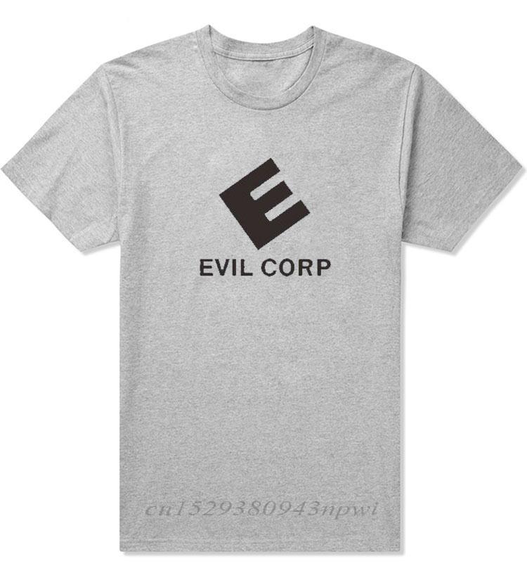 Mr Robot Evil Corp Logo T Shirts Men Tshirt Summer Short Sleeve Cotton Mr Robot T Shirt Tops Free Shipping