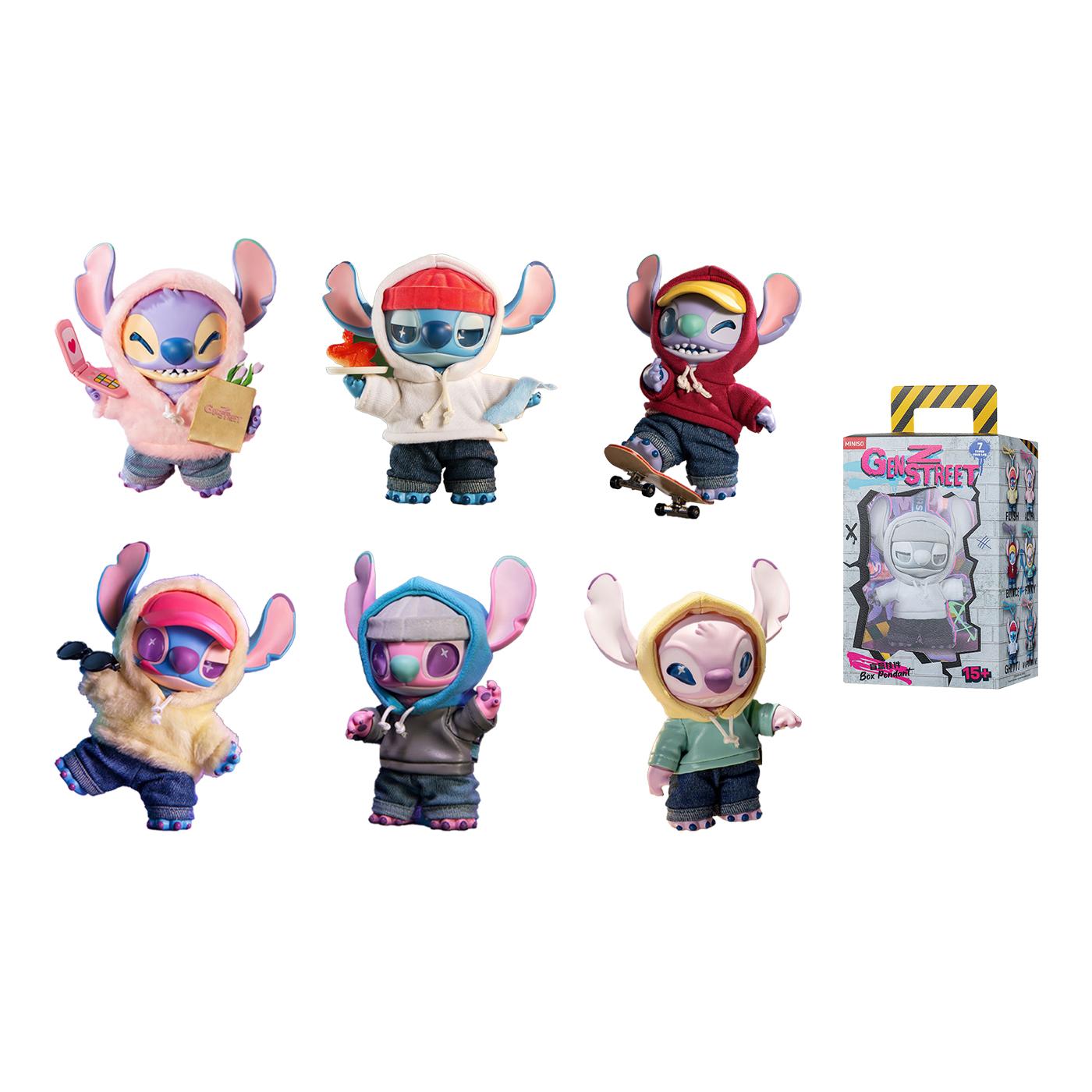 MINISO x Disney Стич Коллекция GenZ Street Виниловая Плюшевая Кукла-Сюрприз