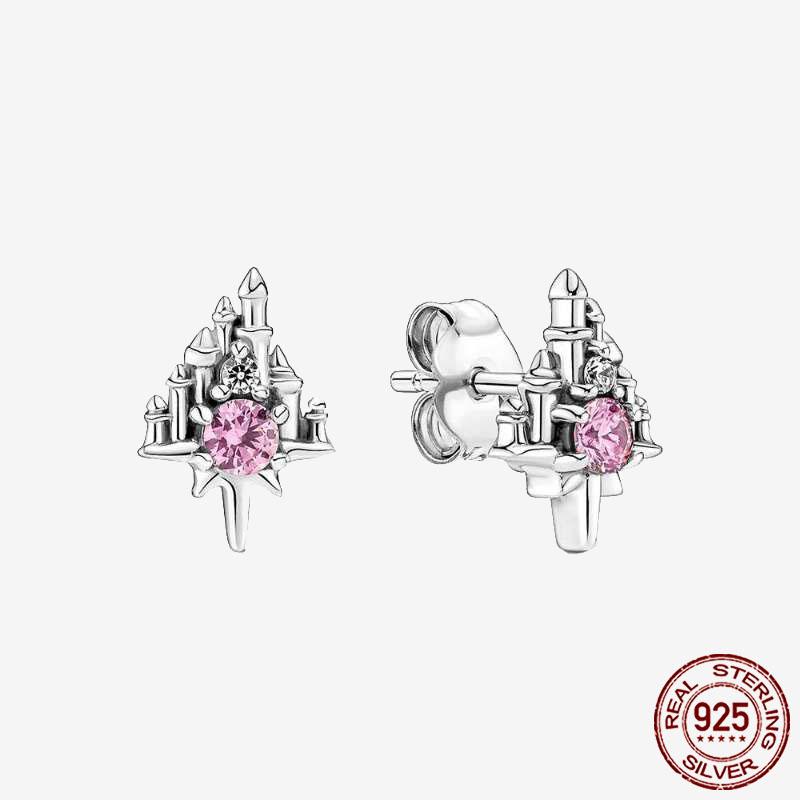 

Original 925 Silver Minnie Stitch Earrings plata de ley Ear Studs Earrings for Women Jewelry Gifts