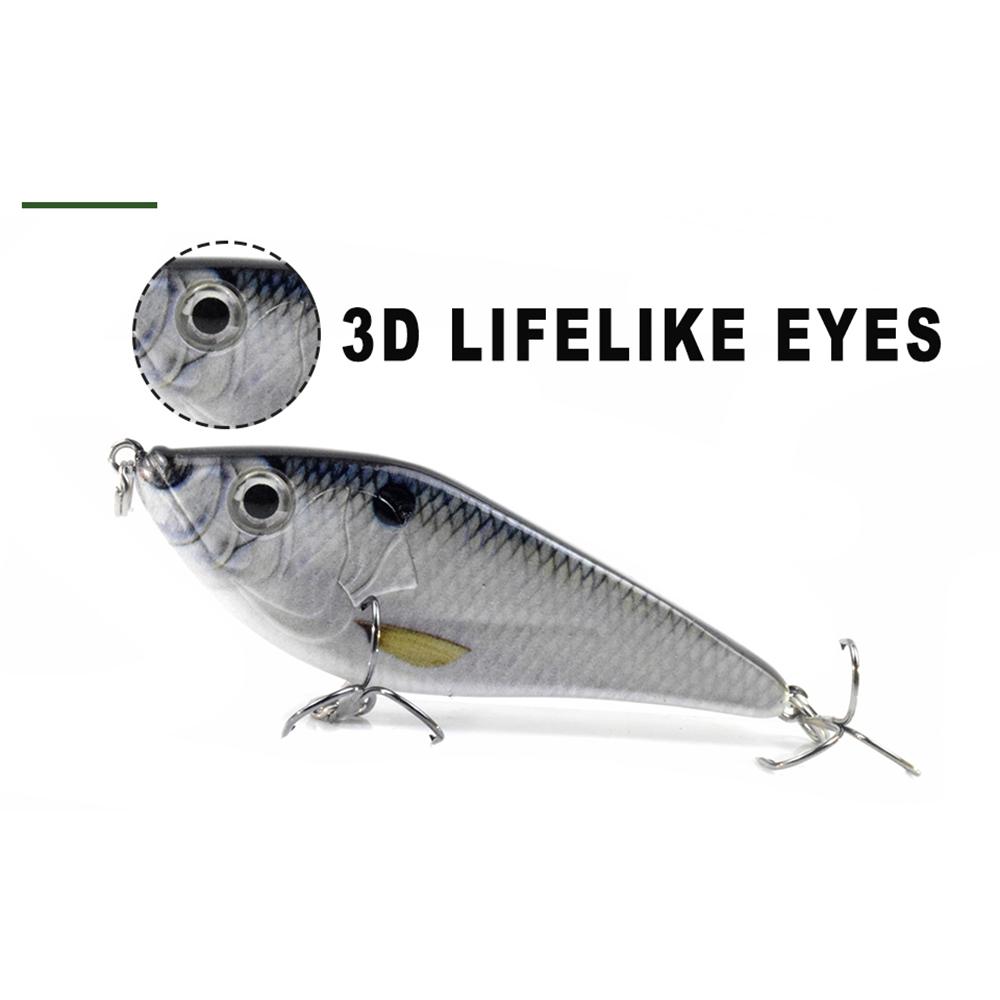 3.0in / 0.5oz Minnow Fishing Lure Bionic Hard Bait Sinking Lure Jerk Bait Crankbait Lifelike