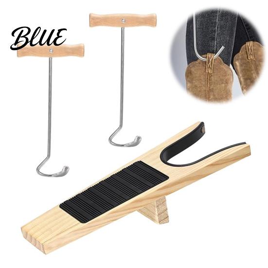 Senior Living Aid Boot Jack with Long Handle, Easy Removal Portable Shoehorn, Non-slip Grip Non Slip Shoe Helper Sturdy Iron Construction Shoes