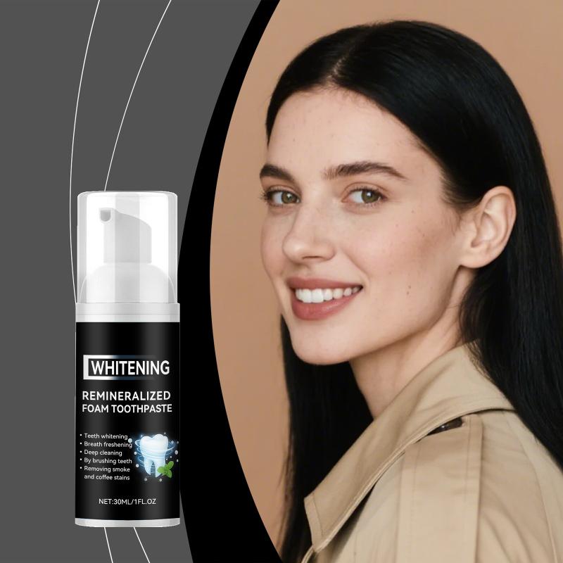

Brightening Teeth Cleaning Mousse Gently Cleanses And Cares For Shiny Teeth. Press-Type Design Oral Daily Care Mousse one size
