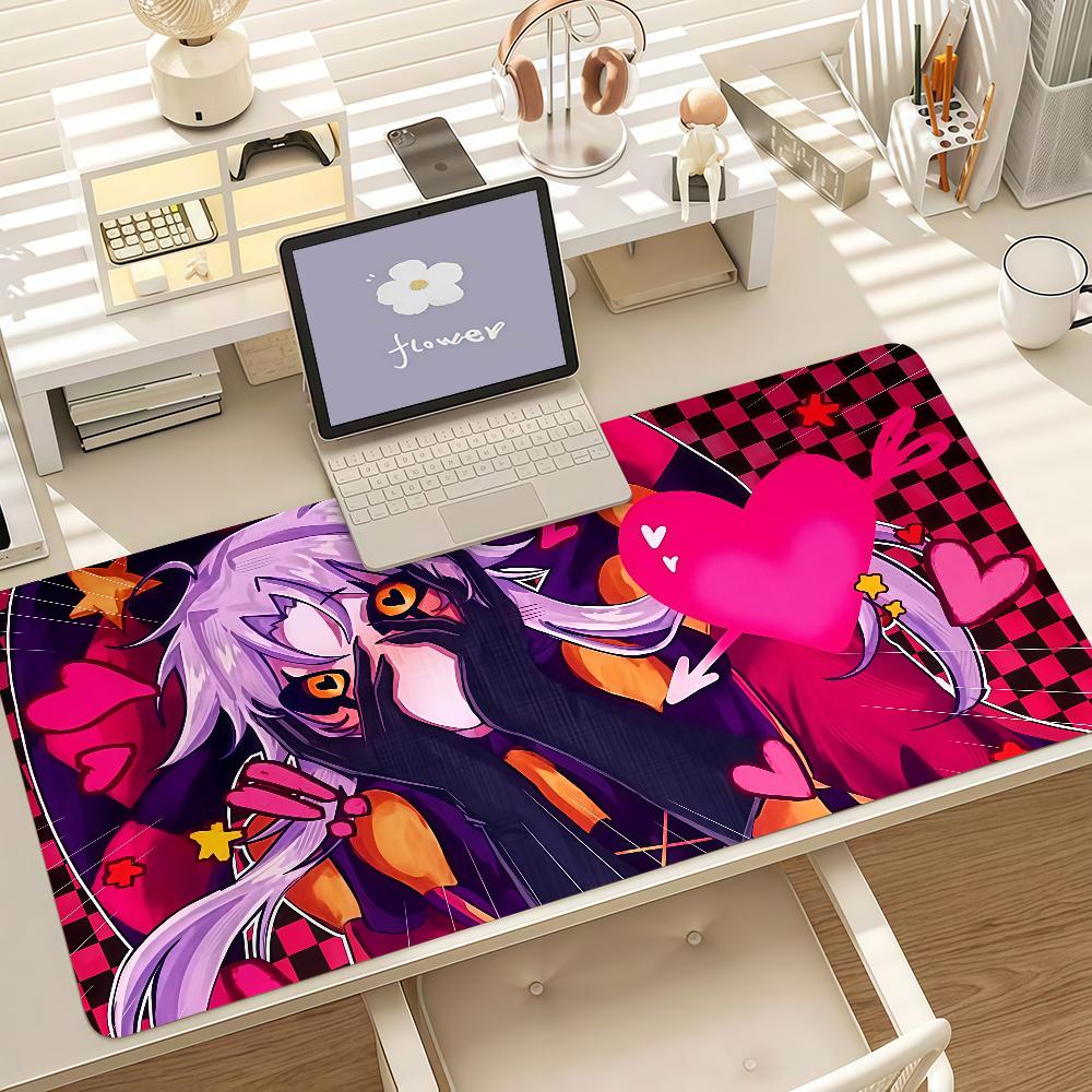 Game The F-freak C-circus Pierrot Mouse Pad Anti Slip Rubber Edge Locked Thickened Laptop Gaming Desk Mat