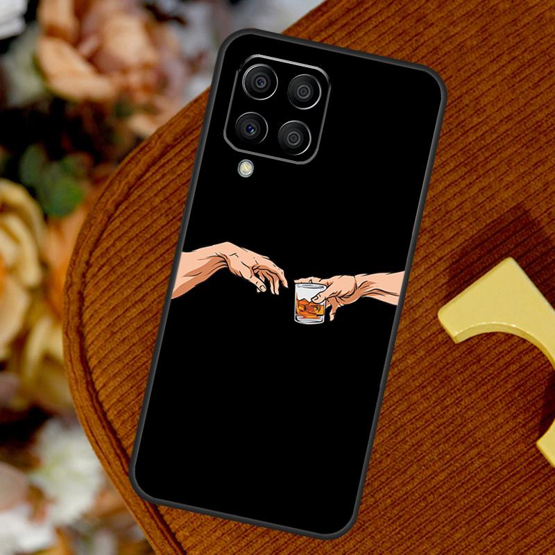 Cigar and Whiskey For Samsung Galaxy M14 M34 M54 M12 M32 M52 M53 M33 M13 M20 M15 M55 M31s M30s M21 M51 Case
