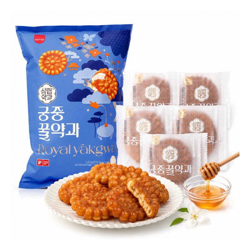 [Samlip] Royal Honey Yakgwa (10 Individually Wrapped Pieces)
