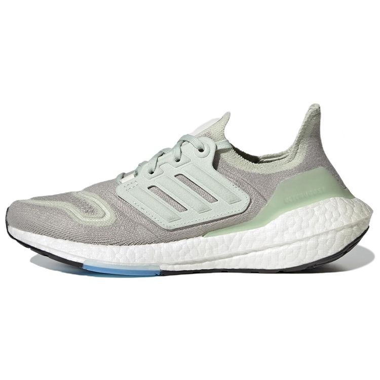 

Adidas UltraBoost 22 Metal Grey Line Green Женские кроссовки Off-White GY7285