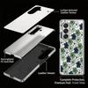 Vintage Clover Floral Case For Samsung Z Fold 8 Ultra 7 6 5 Luxury Plating Leather Skin Hard Phone Cover For Galaxy Z Fold8 Fold7 Fold6