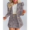 Moda Versatile Abito e Gonna Coordinati Stile Casual da Donna Bottoni Aperti Ombelico Corto Abito Multipezzo