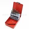 M35 Cobalt High-Speed Steel Yellow Twist Drill Bit Set for Stainless Steel - Fully Ground, Straight Shank.