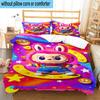3PCS Labu-bu Friends Adventure 3pcs Bedding,Including 3PCS Duvet Cover And 2pcs Pillowcases Perfect for Christmas,Ideal for Bedroom, Dormitory