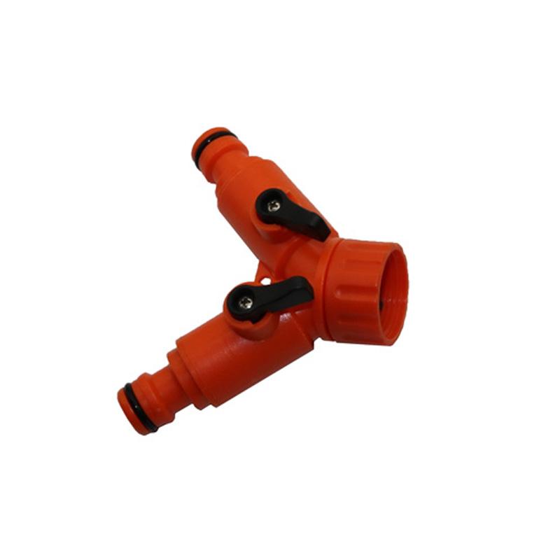 1pcs Irrigation Hose-way Splitter Adapter Connector Pipe Water Sprinkler Watering Tool Distributor Y Adapter Connector