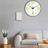 1 Pcs Luminous Wall Clock Light In Dark Night Digital Quartz Movement Bedrooms Living Room Study Loudspeaker Mute Clock For Home