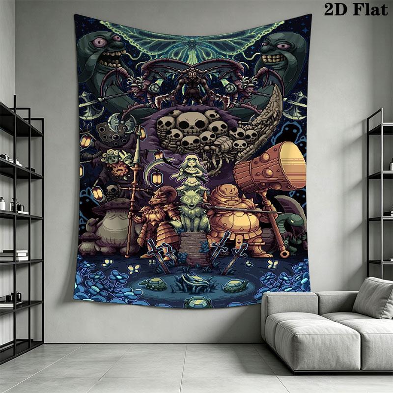 Game Wall Hanging Printed Fabric Blanket Decorative Tapestries for Bedroom Living Room Home Decor