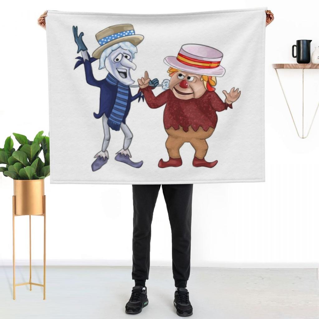Snow miser and heat miser Throw Blanket Lightweight Cozy Blanket for Bed Sofa