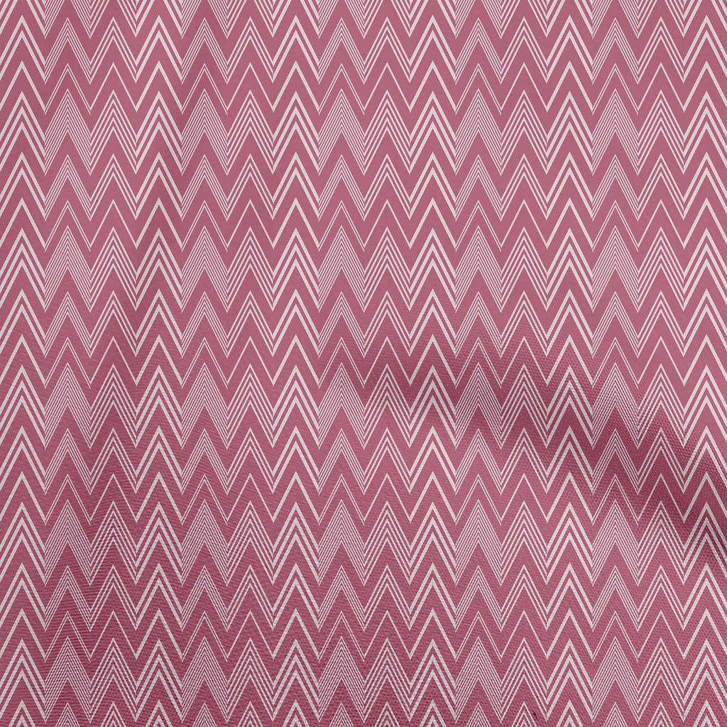 oneOone Tkanina bawełniana Flex Brown Chevron Craft Projects Decor Fabric drukowana na jardy 40 cali