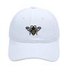Bee baseball cap cartoon cute embroidery cap European and American retro washed old men's and women's casual hat